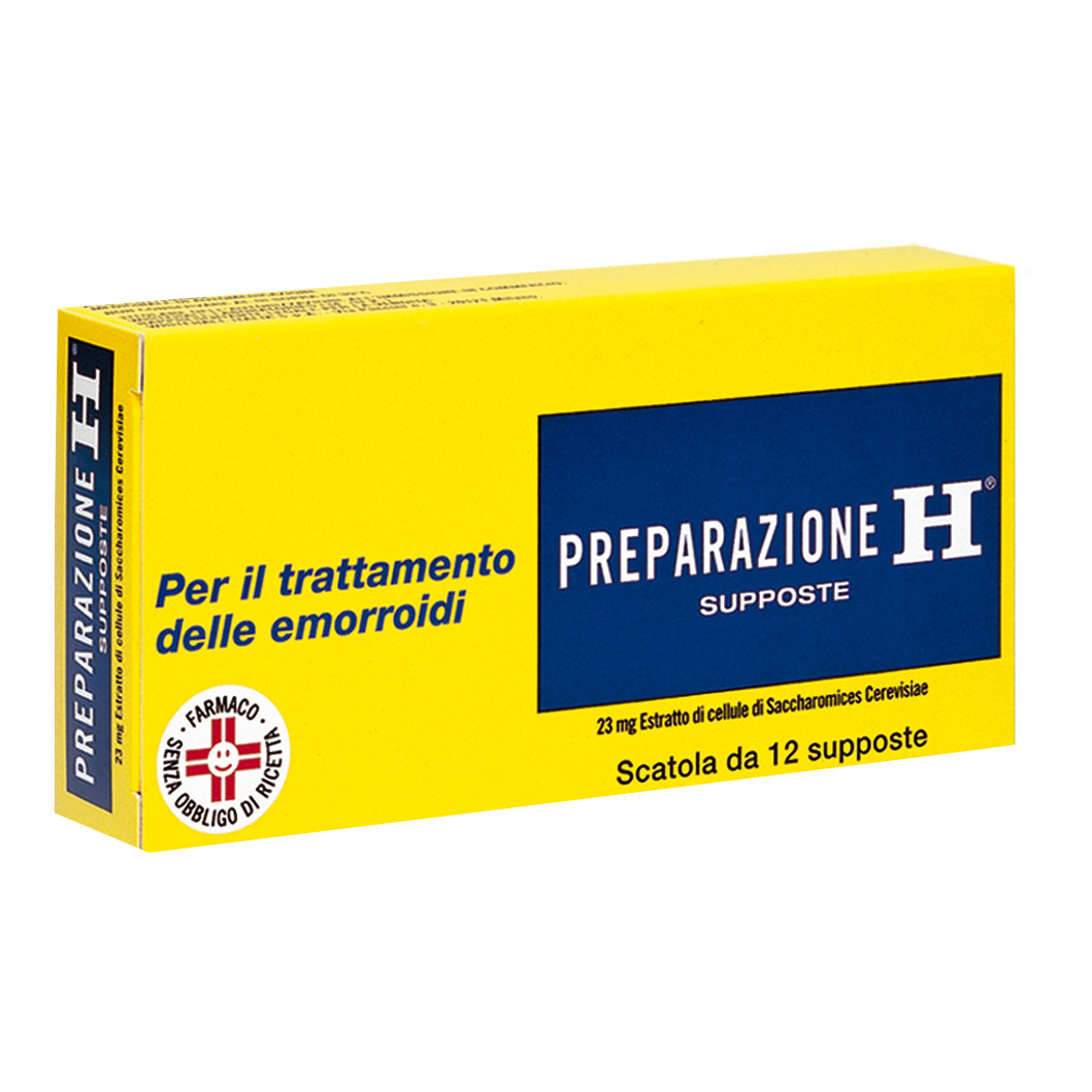 Preparazione H 23 mg Supposte per Emorroidi e Ragadi - Preparazione H