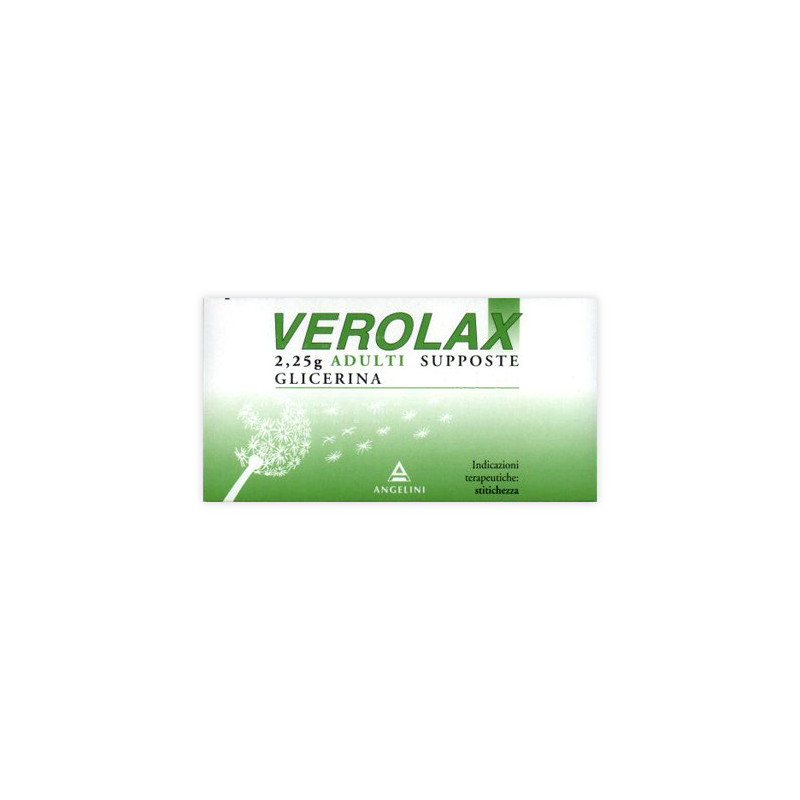 Verolax Adulti 2,25 G Supposte di Glicerina - Verolax