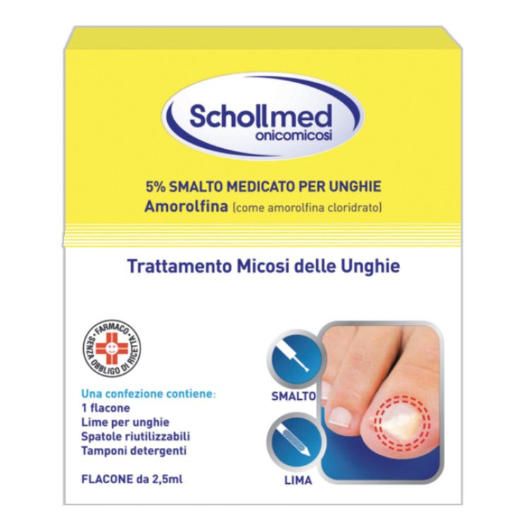 Schollmed Onicomicosi Smalto Unghie Medicato 5% 2,5ml - Scholl's
