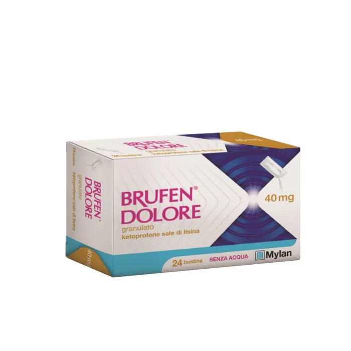 Brufen Dolore 40mg Granulato Orosolubile 24 Bustine - BRUFEN