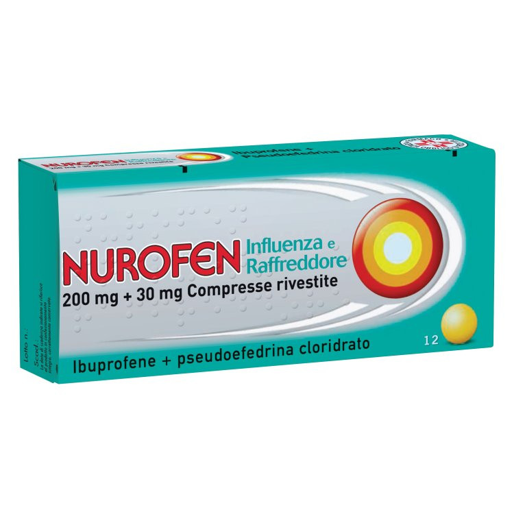 Nurofen Influenza e Raffreddore 12 Compresse - Nurofen