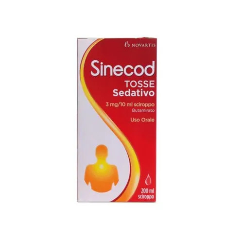 Sinecod Tosse Sedativo Sciroppo 200ml - Sinecod