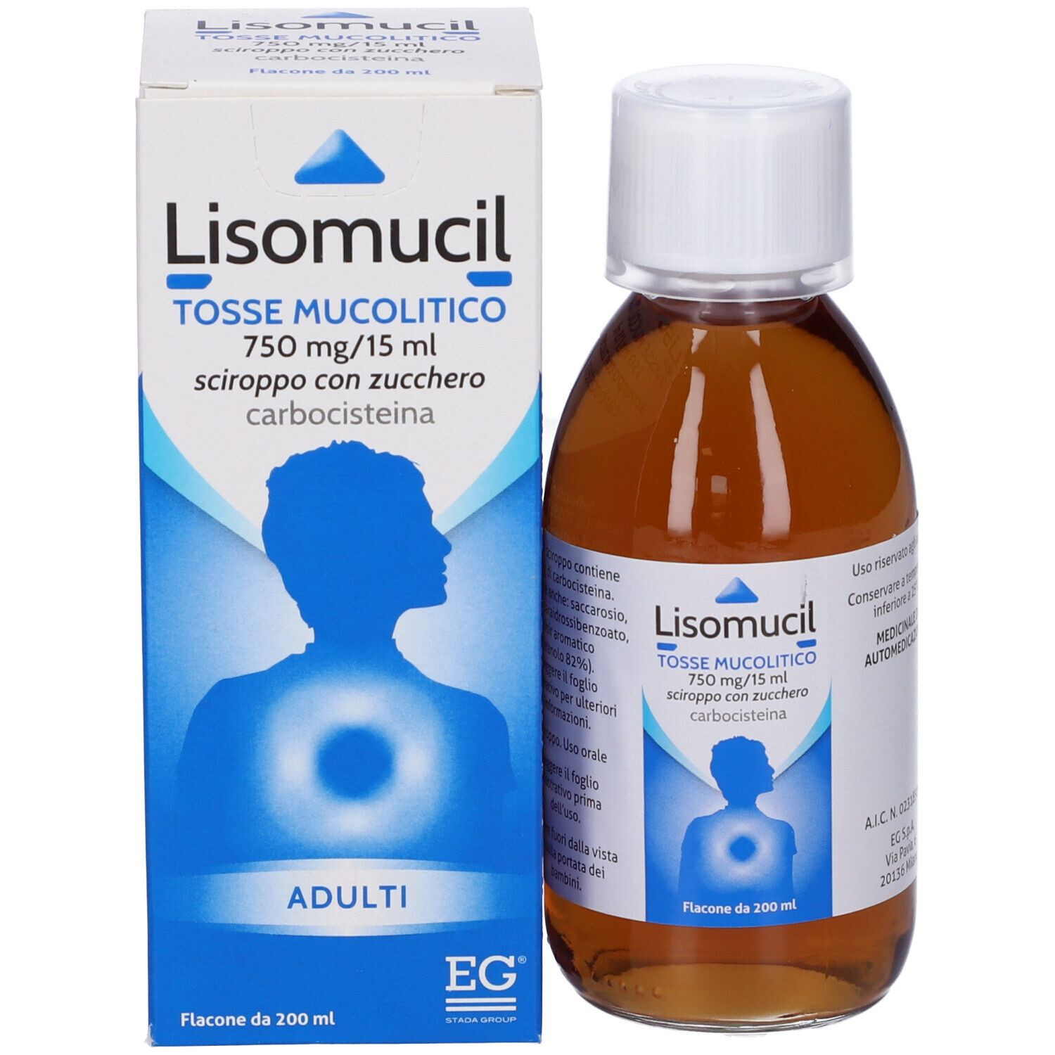 Lisomucil Tosse Mucolitico Sciroppo 100 mg/5 ml - Lisomucil