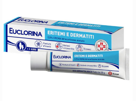Euclorina Eritemi e Dermatiti Crema 20g 0,5% - Euclorina