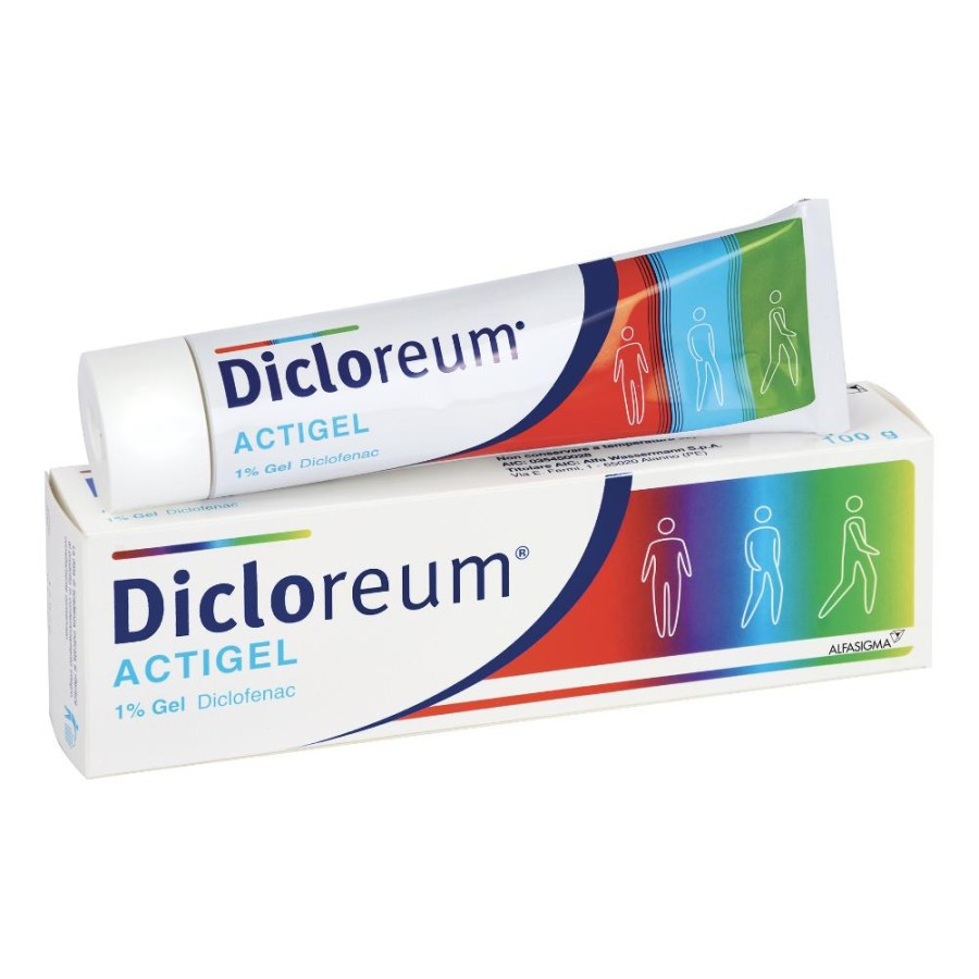 Dicloreum Actigel 1% Gel per Dolori Articolari e Reumatici 100g - Dicloreum