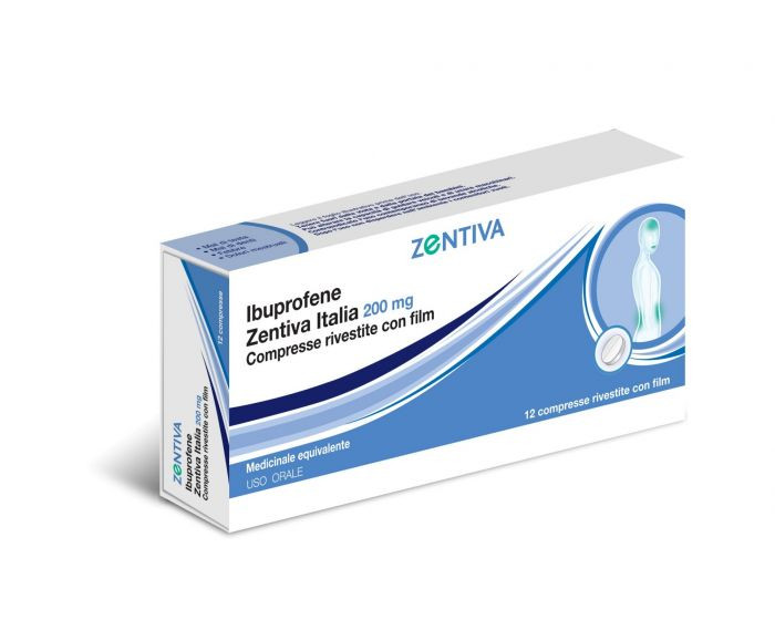Ibuprofene Zentiva 200mg 24 Compresse Rivestite - Zentiva
