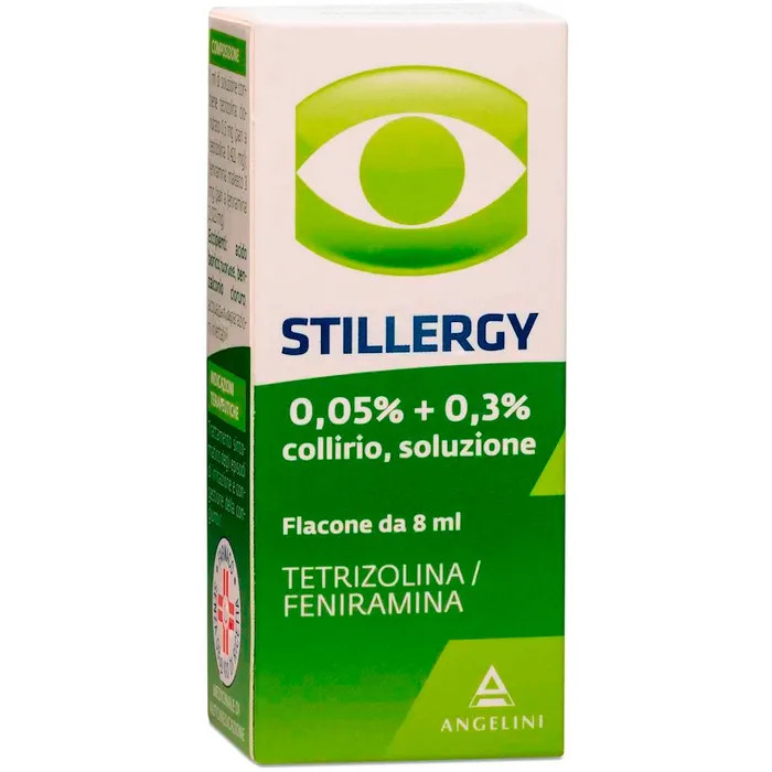Stillergy Collirio 0,05% + 0,3% soluzione per irritazione congiuntivale 8ml - Stilla