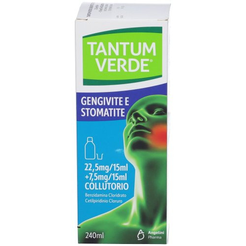 Tantum Verde Collutorio Antisettico e Antinfiammatorio 240ml - TANTUM