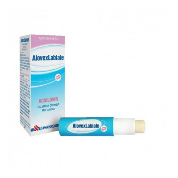 Alovex Matita Cutanea 5% per Herpes Labiale - ALOVEX