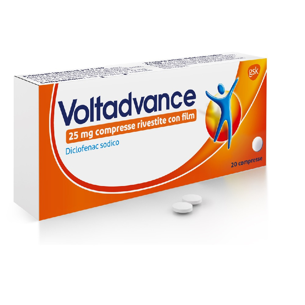 Voltadvance 25 mg Compresse Rivestite per Dolori - Voltadvance