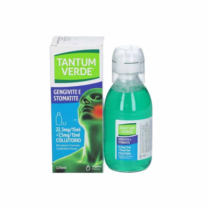 Tantum Verde Gengivite e Stomatite Collutorio antisettico 120ml - Tantum