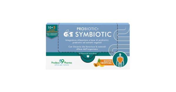 Probiotic+ Symbiotic GSE Integratore Equilibrio Intestinale 15 Flaconcini - GSE