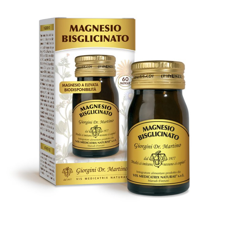 Magnesio Bisglicinato Integratore con Vitamina B6 e Selenio 60 Pastiglie - DR.GIORGINI SER-VIS SRL