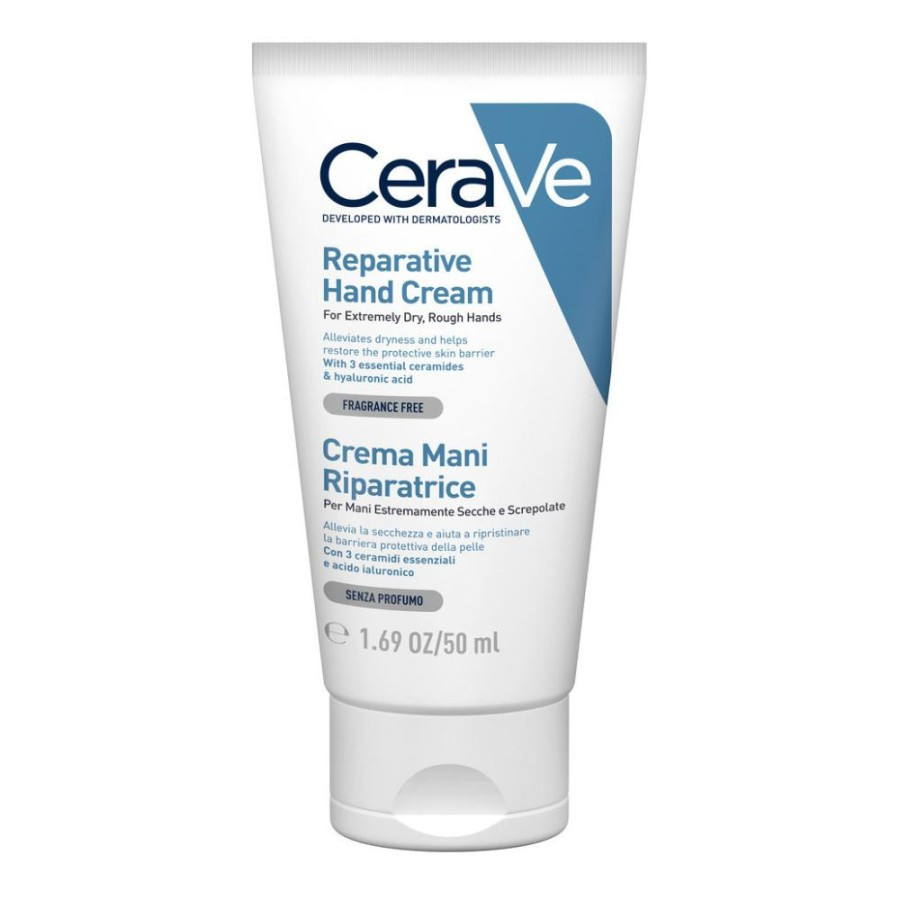 Cerave Crema Mani Riparatrice Ipoallergenica Idratante per Mani Secche 50ml - Cerave