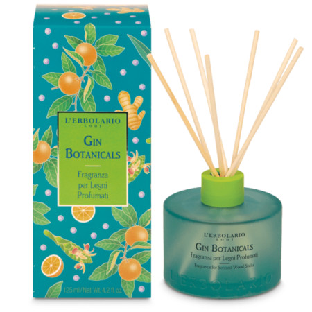 Gin Botanicals Candela Profumata Agrumata Legnosa Edizione Limitata 250g - L'ERBOLARIO