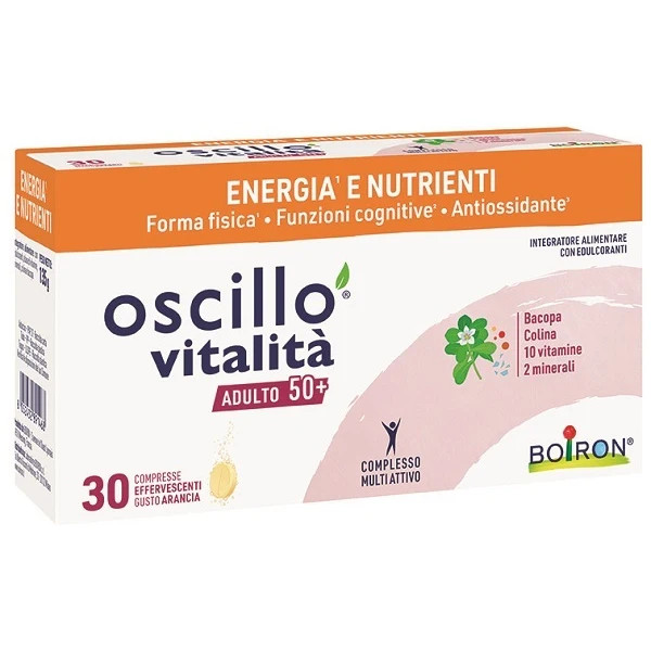 Oscillo Vitalità 50+ Integratore Effervescente Energia e Memoria 30 Compresse - BOIRON