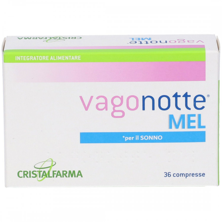 Vagonotte Mel Integratore Sonno Melatonina Sublinguale 36 Compresse - Cristalfarma