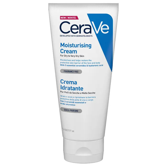 Cerave Crema Idratante Pelli Secche e Molto Secche Viso e Corpo 177ml - CERAVE