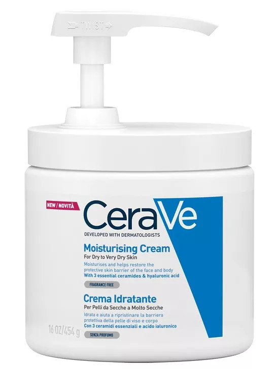 Cerave Crema Idratante Viso e Corpo per Pelli Secche 473ml - Cerave