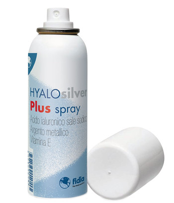 Hyalosilver Plus Spray Trattamento Lesioni Cutanee con Acido Ialuronico 125ml - HYALOSILVER