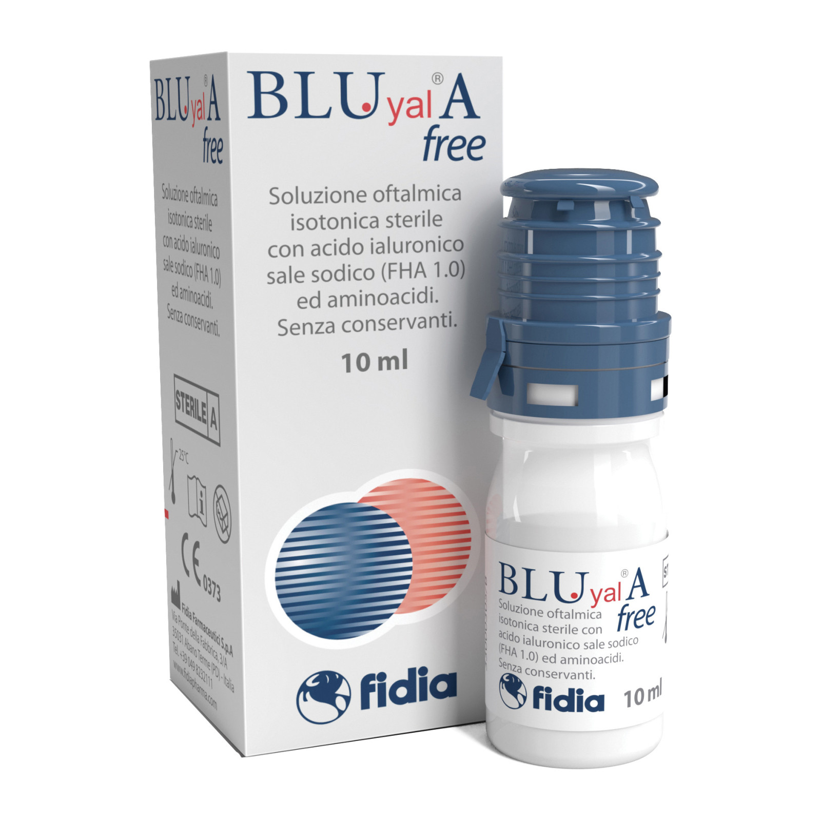 Blu Yal A Free Soluzione Oftalmica Sterile con Acido Ialuronico 10 ml - BLU YAL