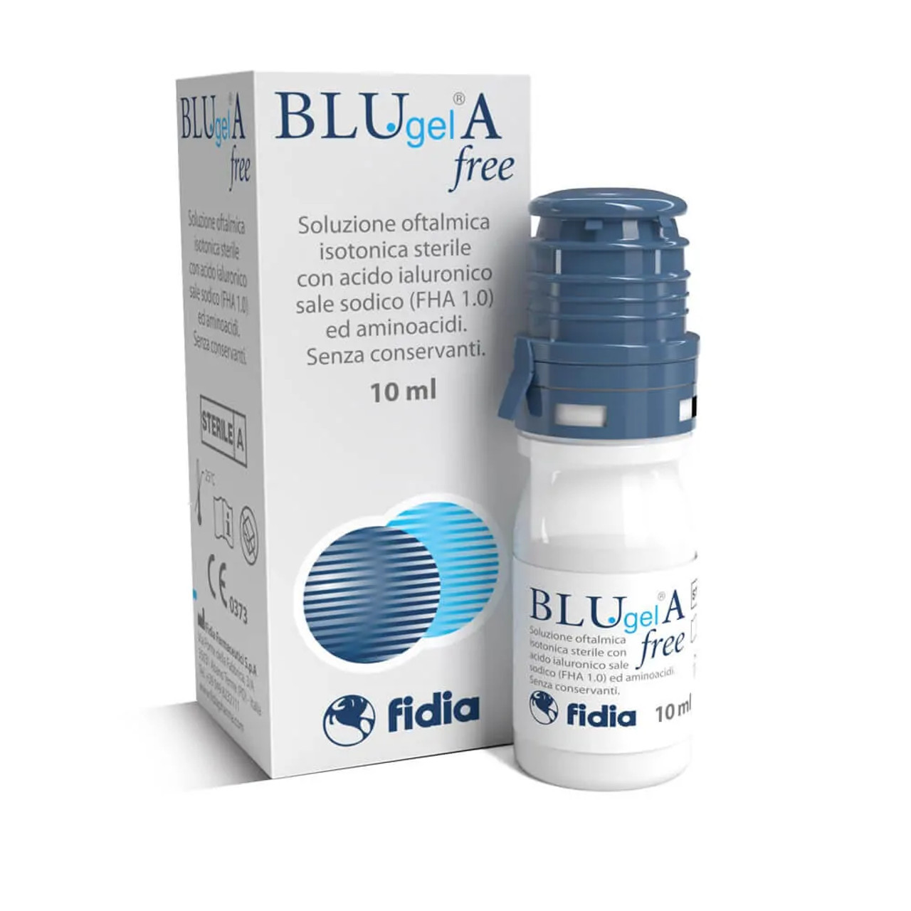 Blu Gel A Free Soluzione Oftalmica Lubrificante con Acido Ialuronico 10ml - BLU GEL