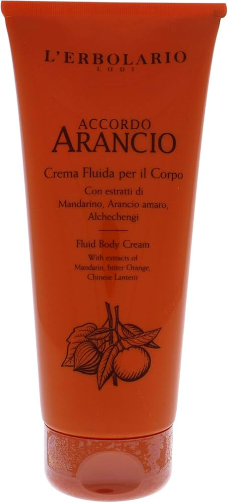 Accordo Arancio Crema Corpo Fluida Idratante Tonificante 200ml - L'ERBOLARIO
