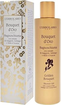 Bouquet Oro Bagnoschiuma Delicato e Idratante 250ml - L'ERBOLARIO