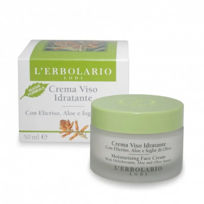 Crema Viso Idratante Elicriso e Aloe 50 ml - L'ERBOLARIO
