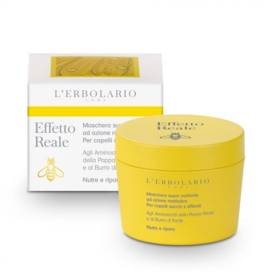 Effetto Reale Maschera Capelli Nutriente Riparatrice Capelli Secchi 150ml - L'ERBOLARIO
