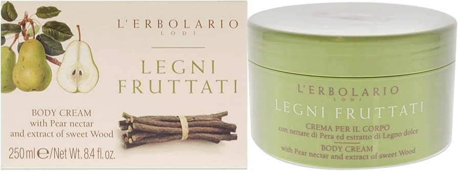 Legni Fruttati Crema Corpo Idratante 250ml Dermatologicamente Testato - L'ERBOLARIO