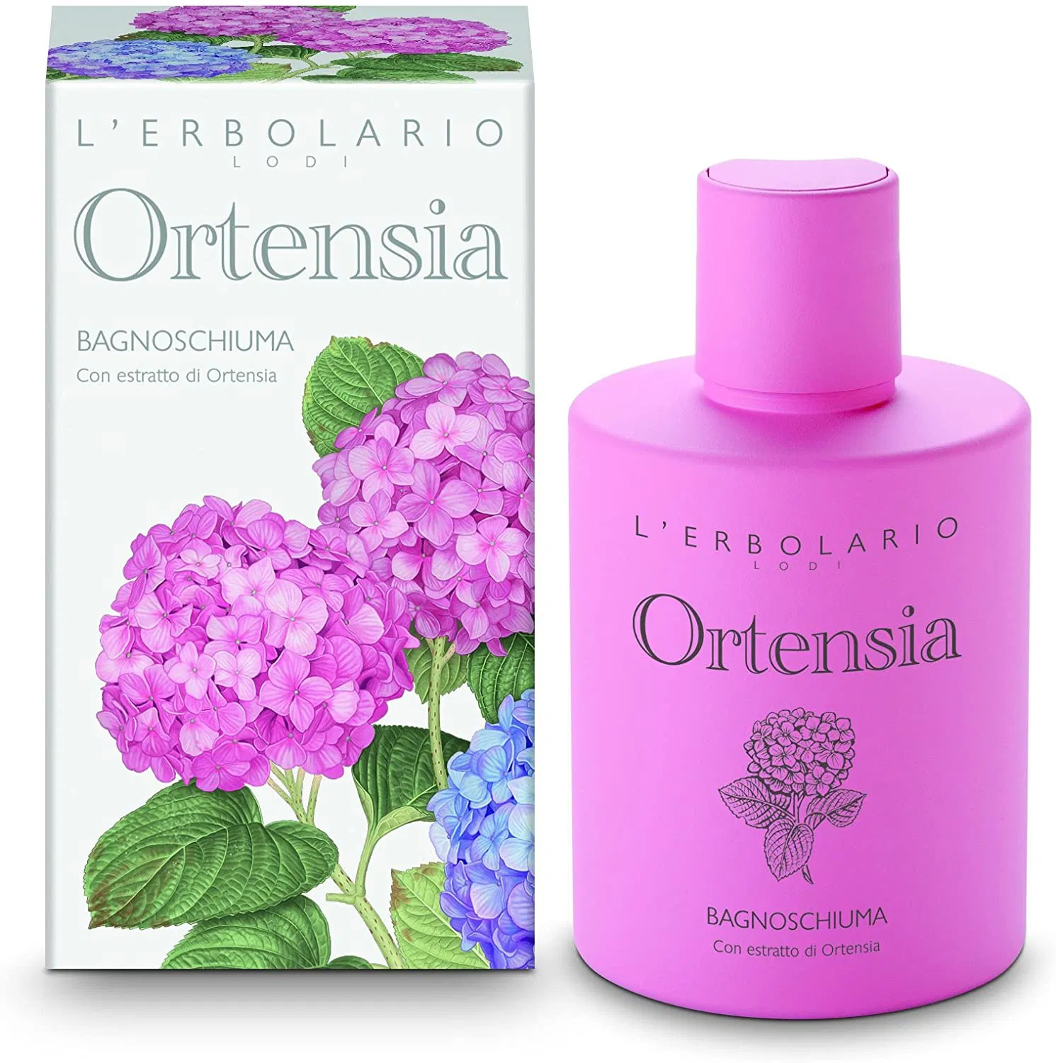 Ortensia Bagnoschiuma Idratante Senza Parabeni e Siliconi 300ml - L'ERBOLARIO