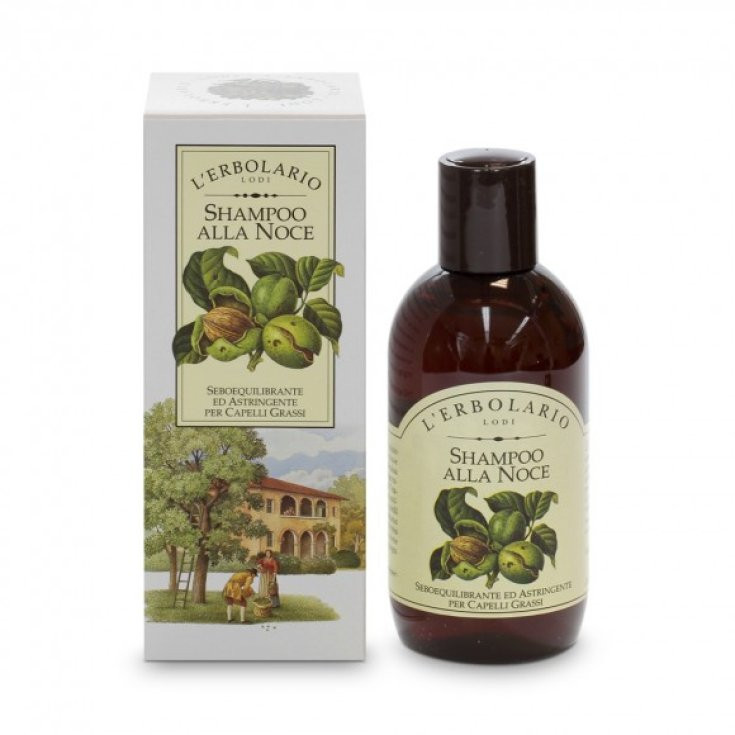 L'Erbolario Shampoo alla Noce Sebo Equilibrante Capelli Grassi 200ml - L'ERBOLARIO