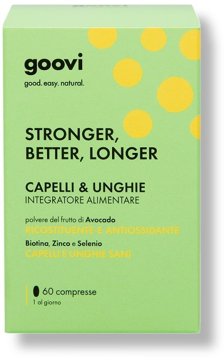 Capelli e Unghie Goovi Integratore Sano 60 Compresse - Goovi
