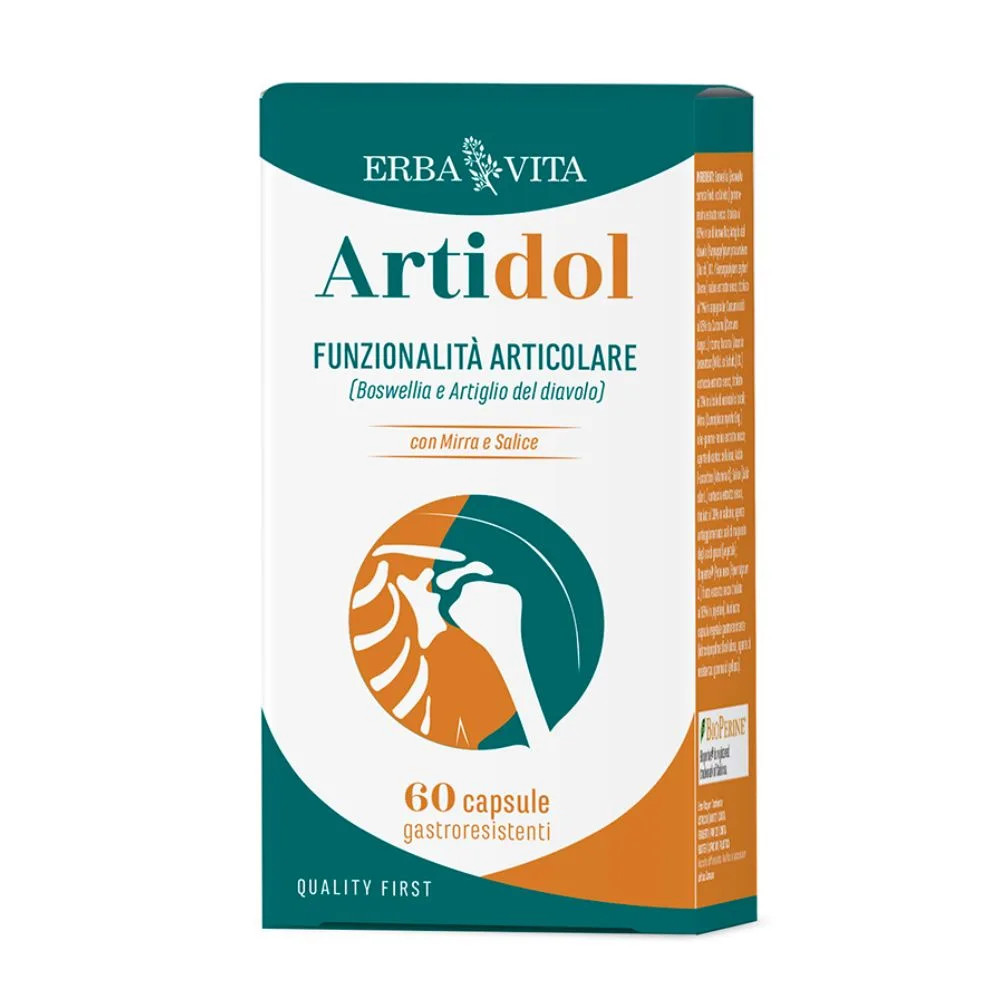 Artidol Integratore per Funzionalità Articolare 60 Capsule - Erba Vita