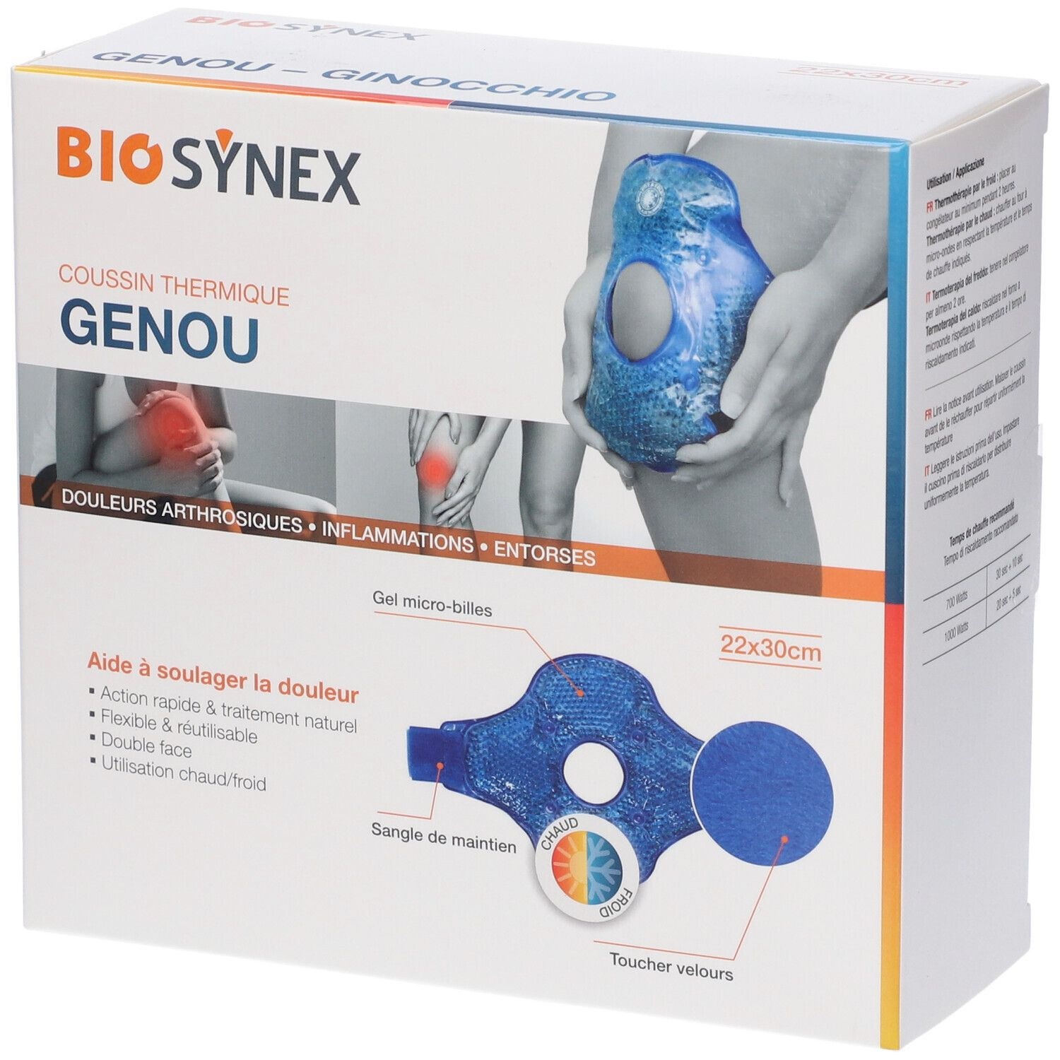 Kinecare Gel Microsfere per Ginocchio 22x30 cm - Kinecare