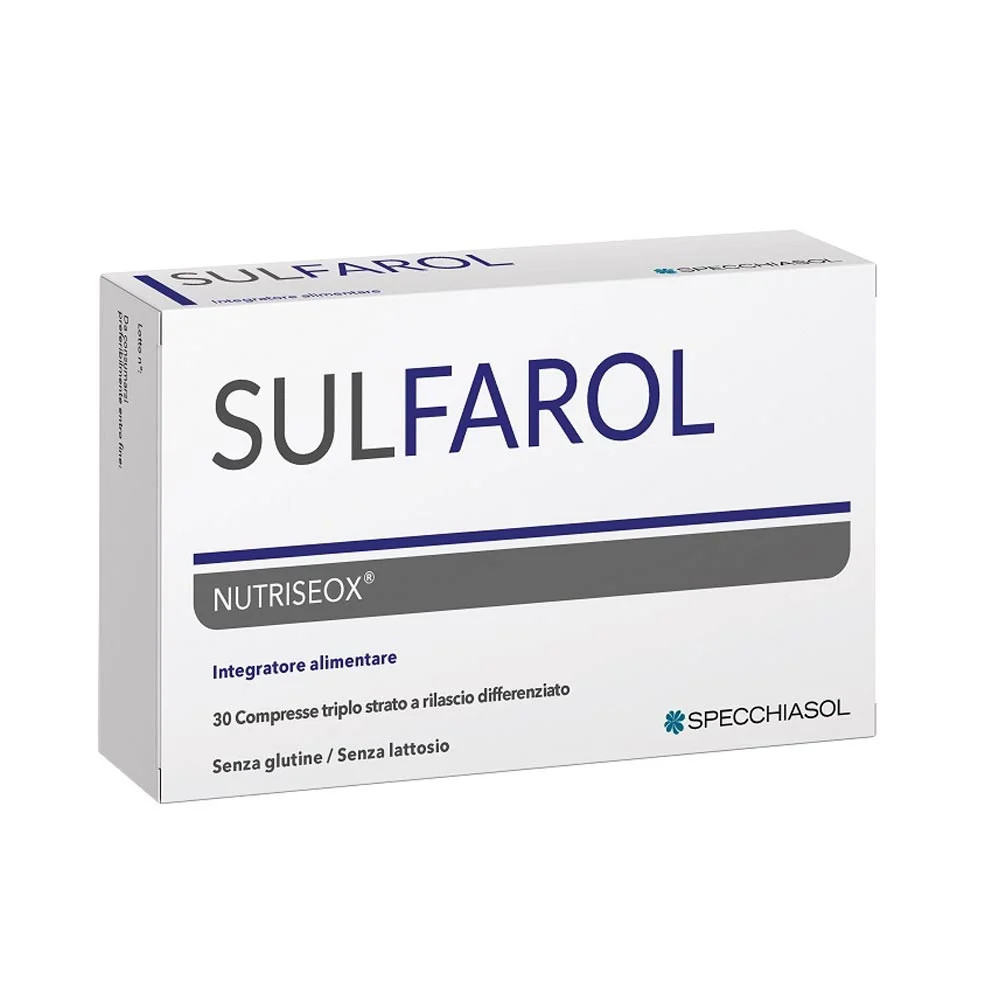 Sulfarol 30 Compresse Integratore Alimentare per Benessere Uomo - Specchiasol