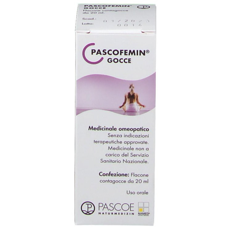 Pascofemin Named Gocce Regolatore Ormonale per Menopausa e PMS 20ml - Pascoe