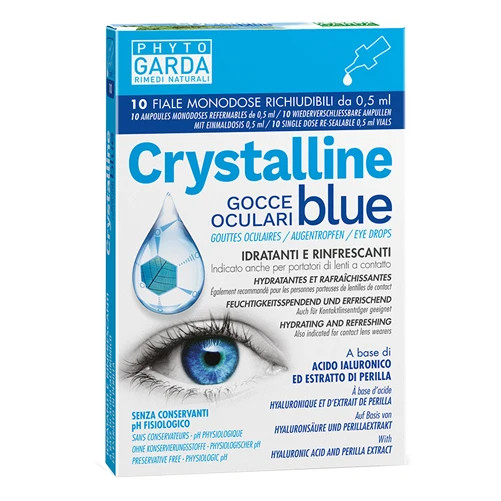 Crystalline Blue Gocce Oculari Monodose Idratanti e Rinfrescanti - Phyto Garda