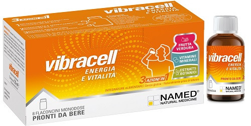 Vibracell Integratore Energetico Multivitaminico 8 Flaconcini - Vibracell