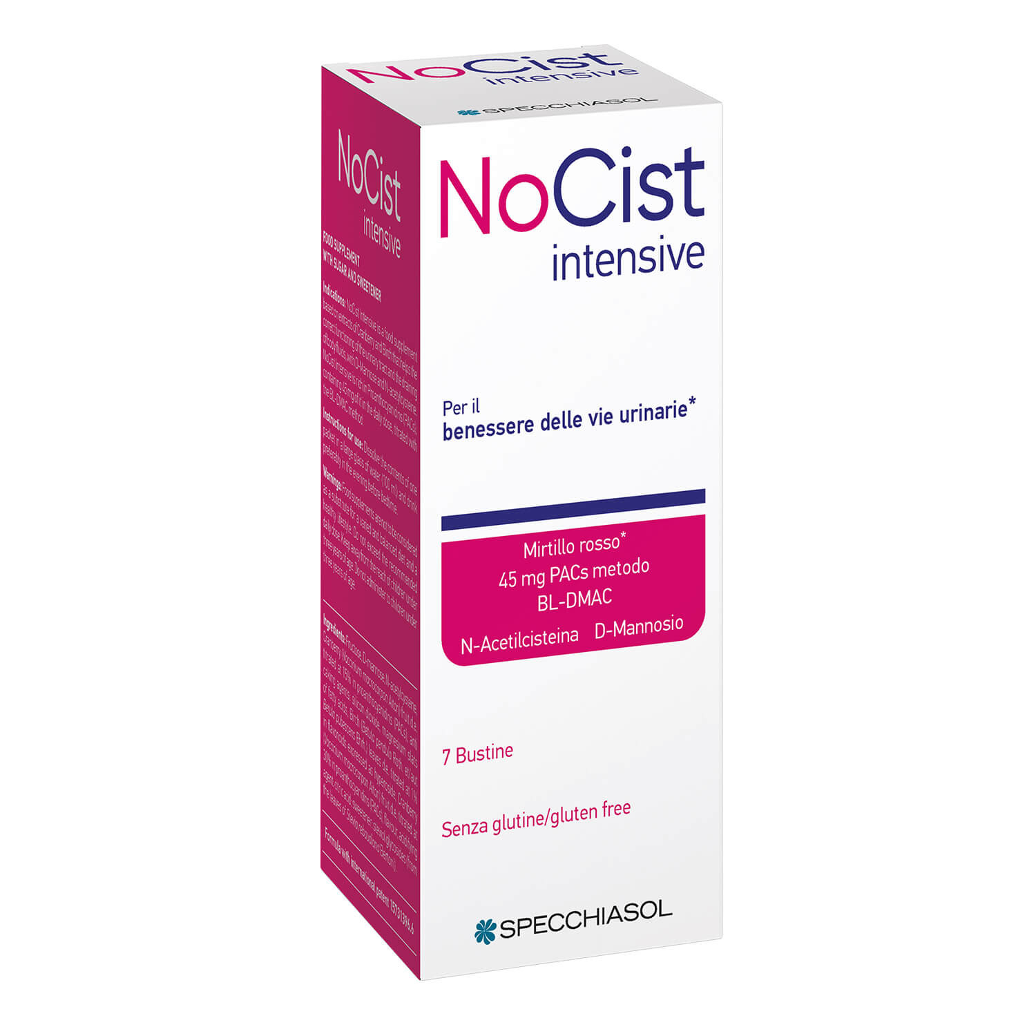 Nocist Intensive Integratore Benessere Vie Urinarie 7 Bustine - Specchiasol