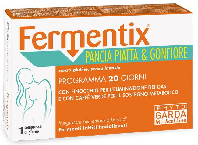 Fermentix Pancia Piatta e Gonfiore Integratore 20 Compresse - Fermentix