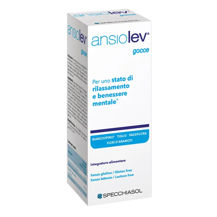 Ansiolev Gocce Rilassamento e Benessere Mentale 20ml - Specchiasol