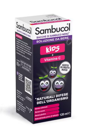 Sambucol Kids Soluzione da Bere Integratore con Vitamina C 120 ml - Named