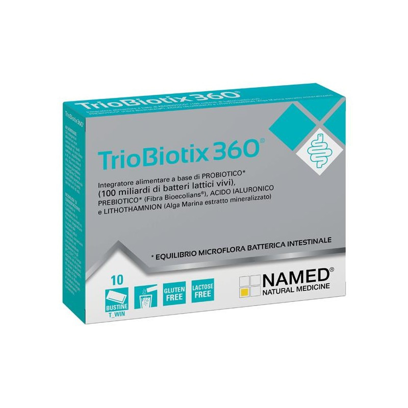 Triobiotix 360 Integratore Equilibrio Microflora Intestinale 10 Bustine - NAMED