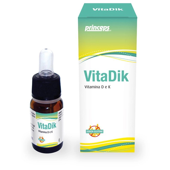 Vitadik Parafarmaco/Dispositivo Medico con Vitamina D3 e K2 10ml - Princeps