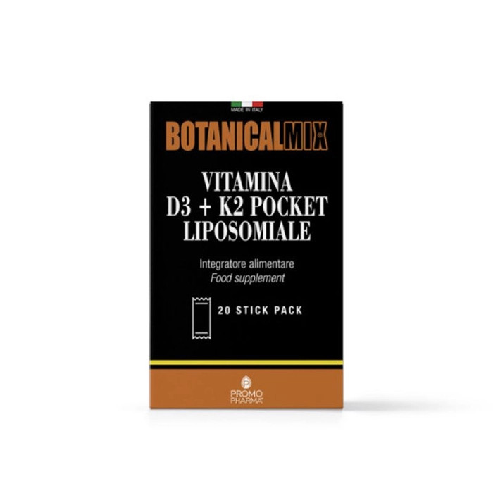Vitamina D3+K2 Liposomiale Integratore 20 Stick - Promopharma