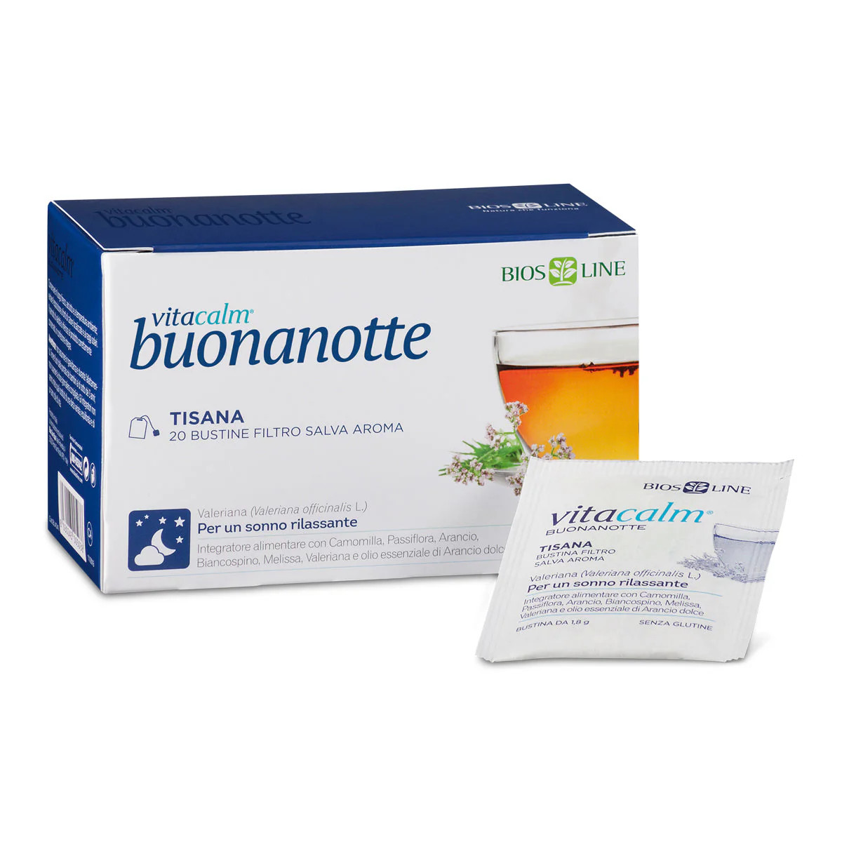 Tisana Buonanotte Rilassante 20 Bustine - Vitacalm