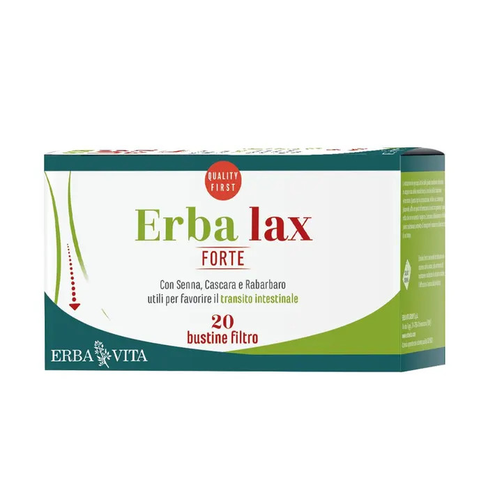 Erbalax Forte Tisana Bio per Funzione Intestinale 40g - Erba Vita
