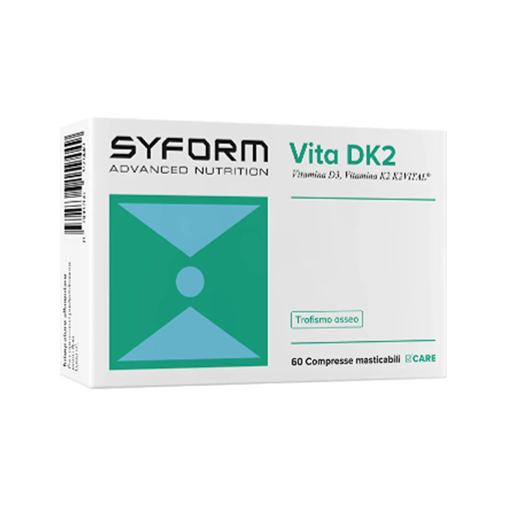 Vita Dk2 60 Compresse - Integratore Di Vitamine D3 E K2 - Immagine 4
